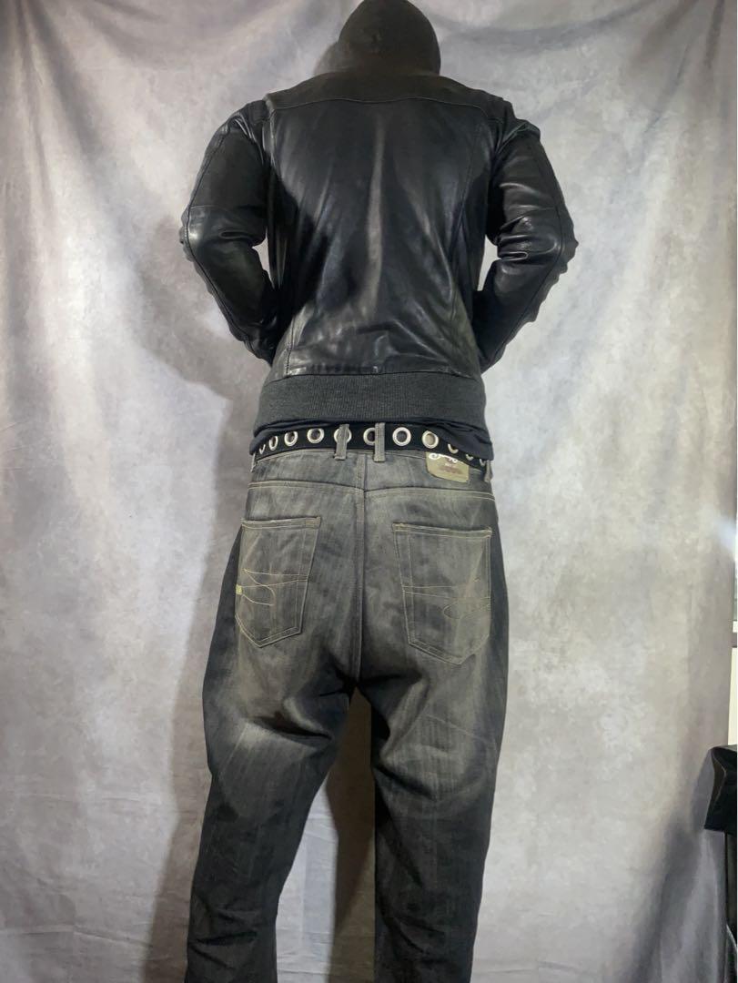 ジャケット・アウター leather double zip foodie