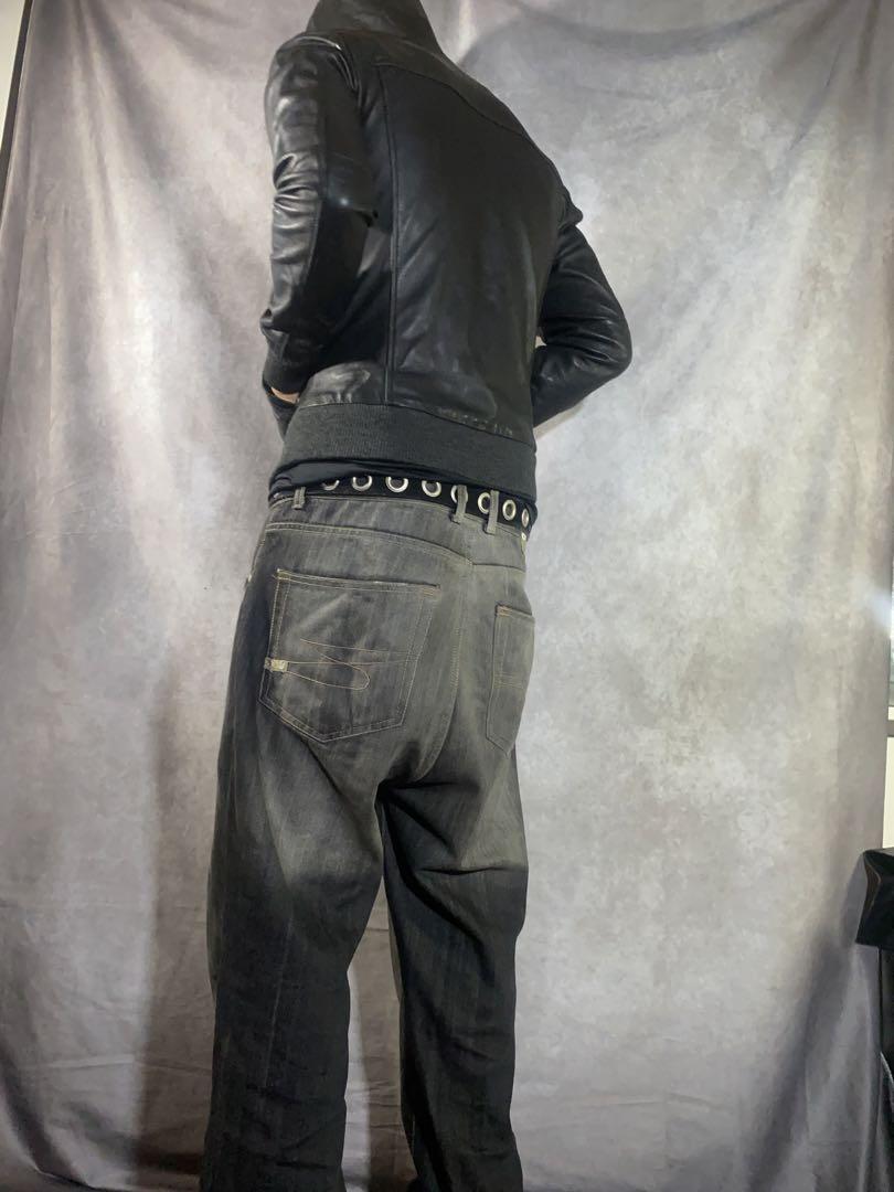 ジャケット・アウター leather double zip foodie