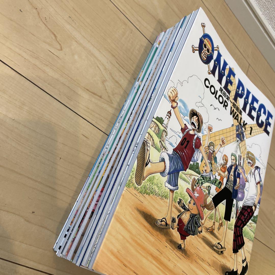 ONE PIECE 尾田栄一郎画集 COLOR WALK   1〜8 8冊セット