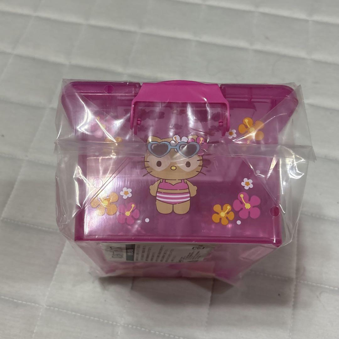 サンリオくじ♡日焼けキティぬいぐるみ ハートサングラス付き 収納ボックスセット