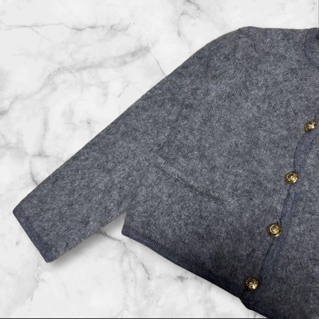 新品タグ付き アーバンリサーチ アルパカシャギーGOLDボタンカーディガン 新品タグ付き アーバンリサーチ アルパカシャギーGOLDボタンカーディガン