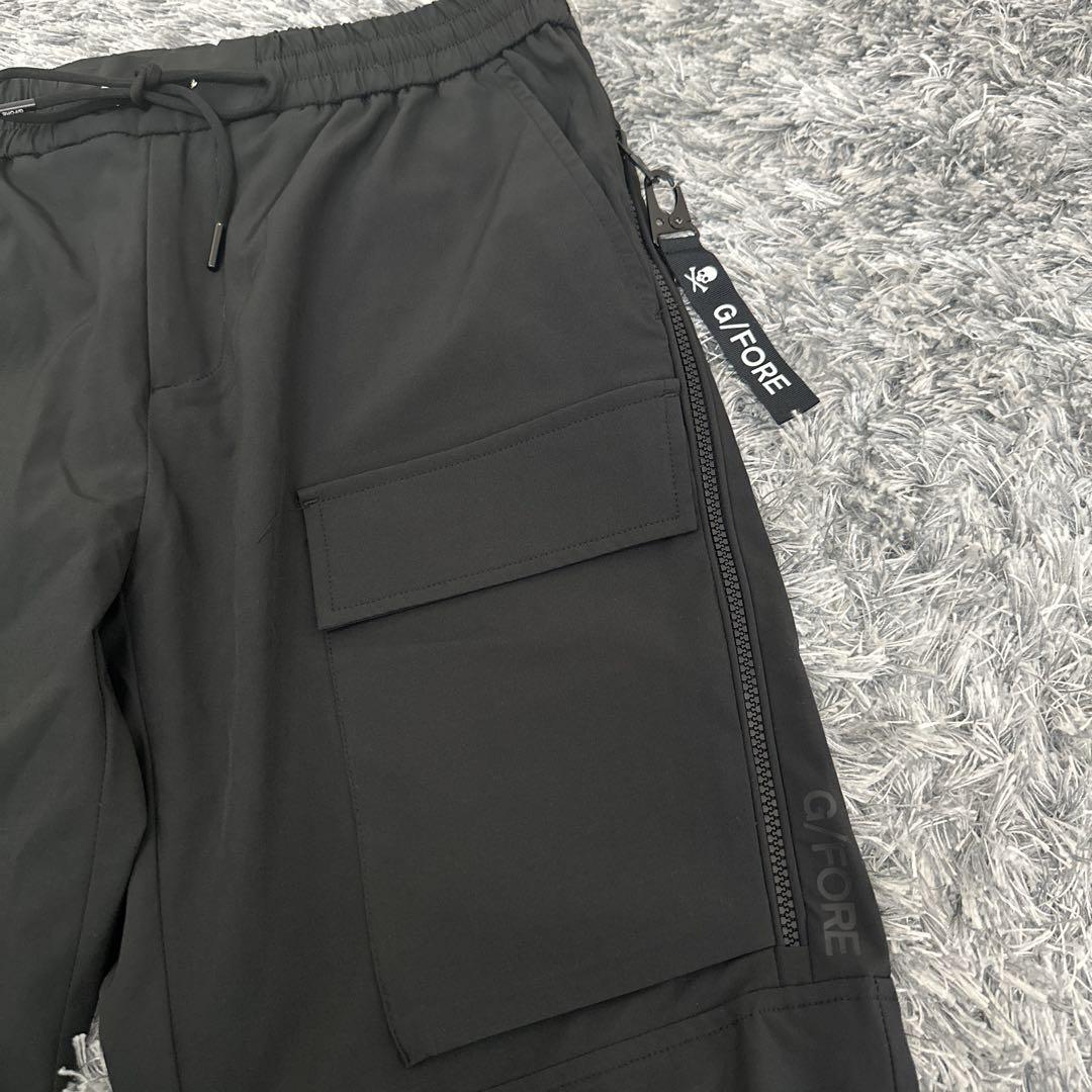 ジーフォア ハーフパンツ ベージュ ストレッチ メンズ 32 ゴルフ