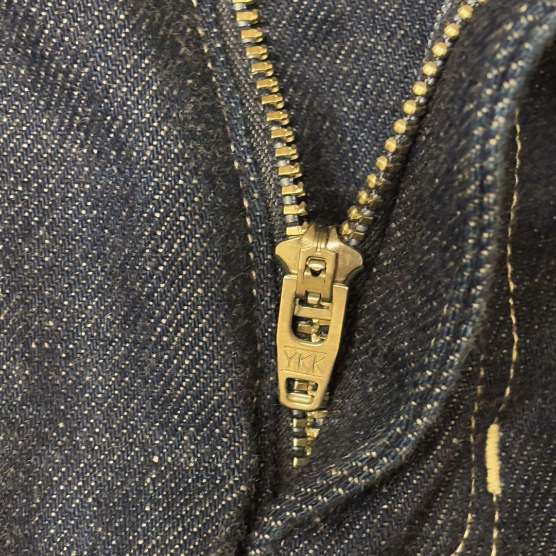 美品LOEFF（ロエフ）有名人着用13ozヤード 00 デニムパンツ RIGID