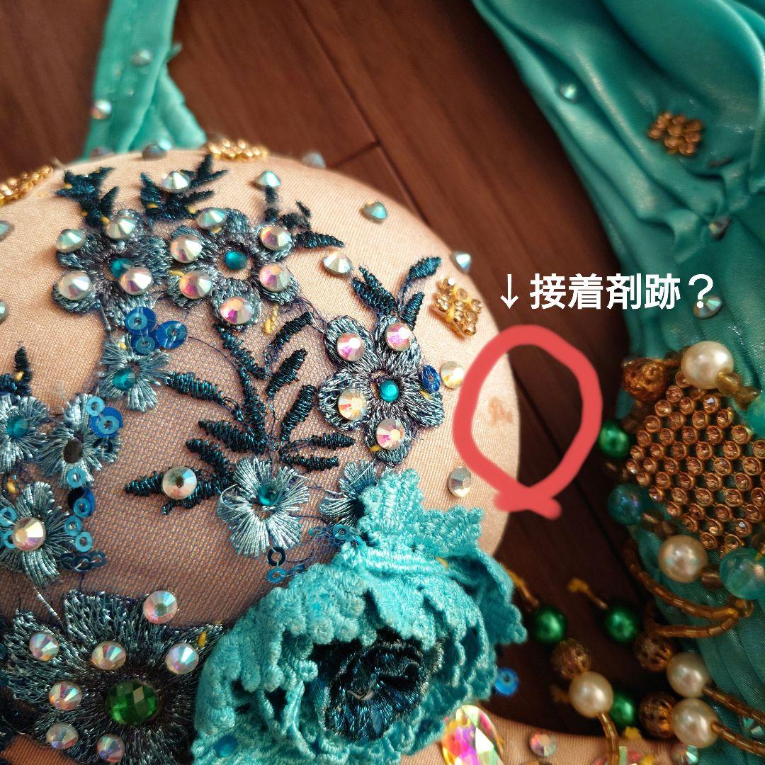 ベリーダンス衣装 エメラルドグリーン Hoyda