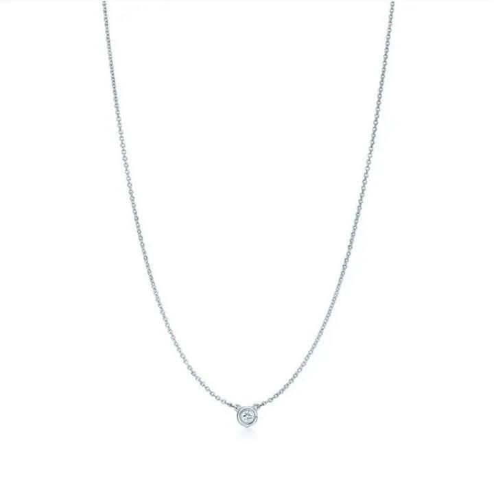 定番得価 ティファニー ダイヤモンドバイザヤード シングルダイヤモンドペンダント シルバー zVOtM-m17054358975 2022