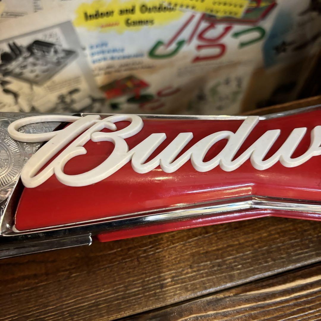 ビアサーバーノブ Budweiser 全長：約32.5cm バドワイザー