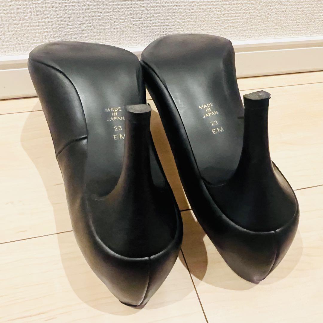 【数回使用程度】DIANA ダイアナ パンプス レザー ブラック 冠婚葬祭