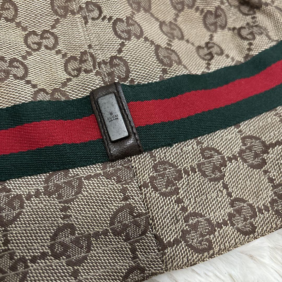 Gucci バケットハット GGパターン ベージュ