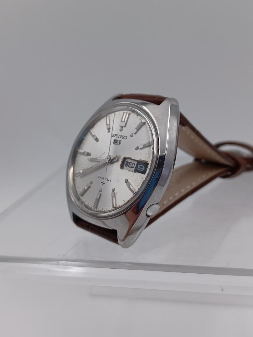 【OH済】SEIKO5セイコーファイブ5126-8010デイデイト23石自動巻き