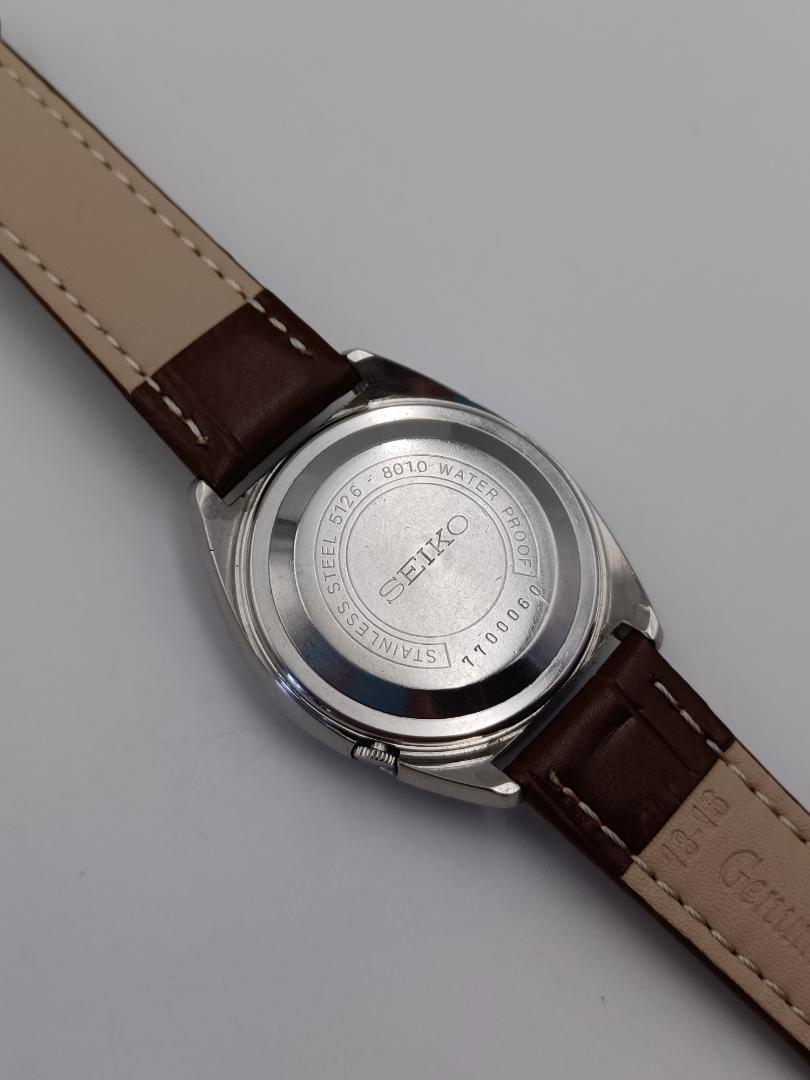 【OH済】SEIKO5セイコーファイブ5126-8010デイデイト23石自動巻き