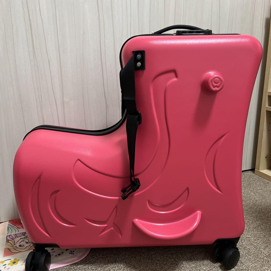 最終値下げ！新品未使用品☆乗れるキッズキャリーケース【ノリッコ】