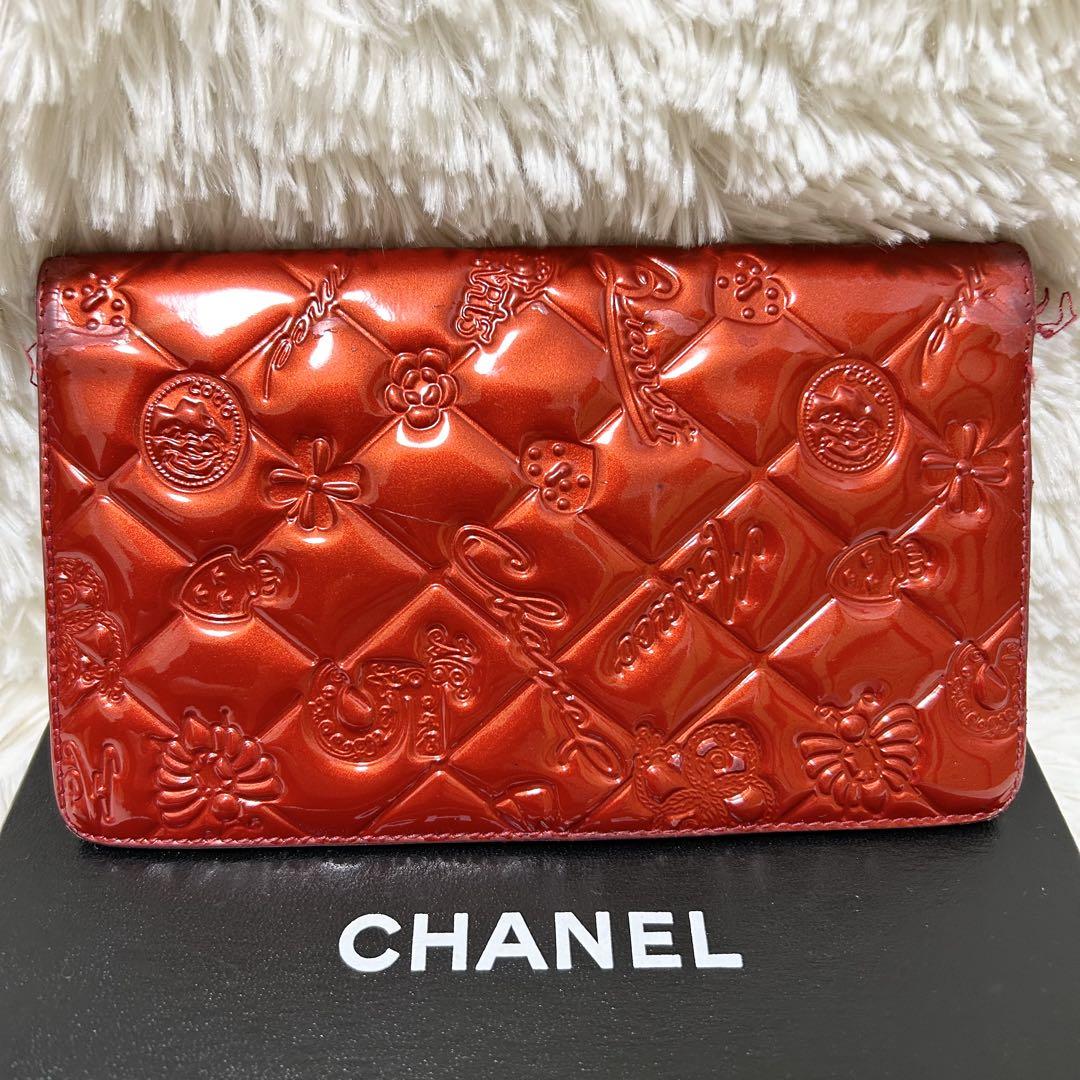 CHANEL シャネル アイコンライン 長財布 二つ折り財布
