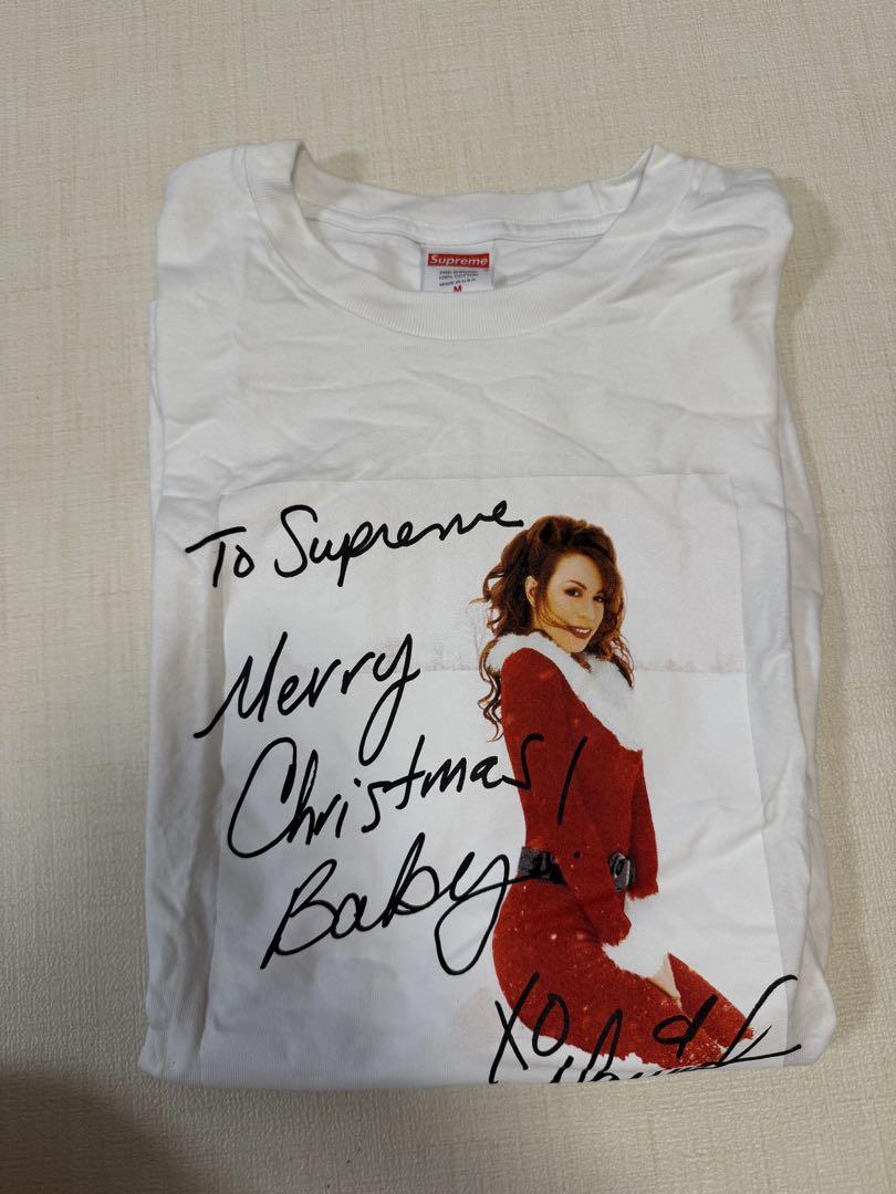 supreme マライアキャリーTシャツ　白　M