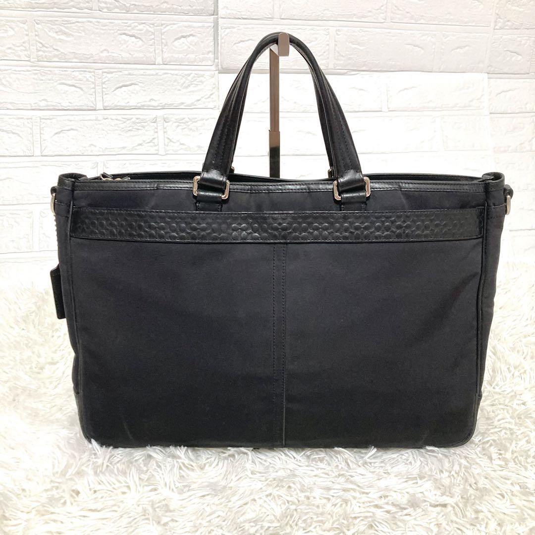 COACH コーチ　ビジネスバッグ　ブリーフケース　シグネチャー　F70937
