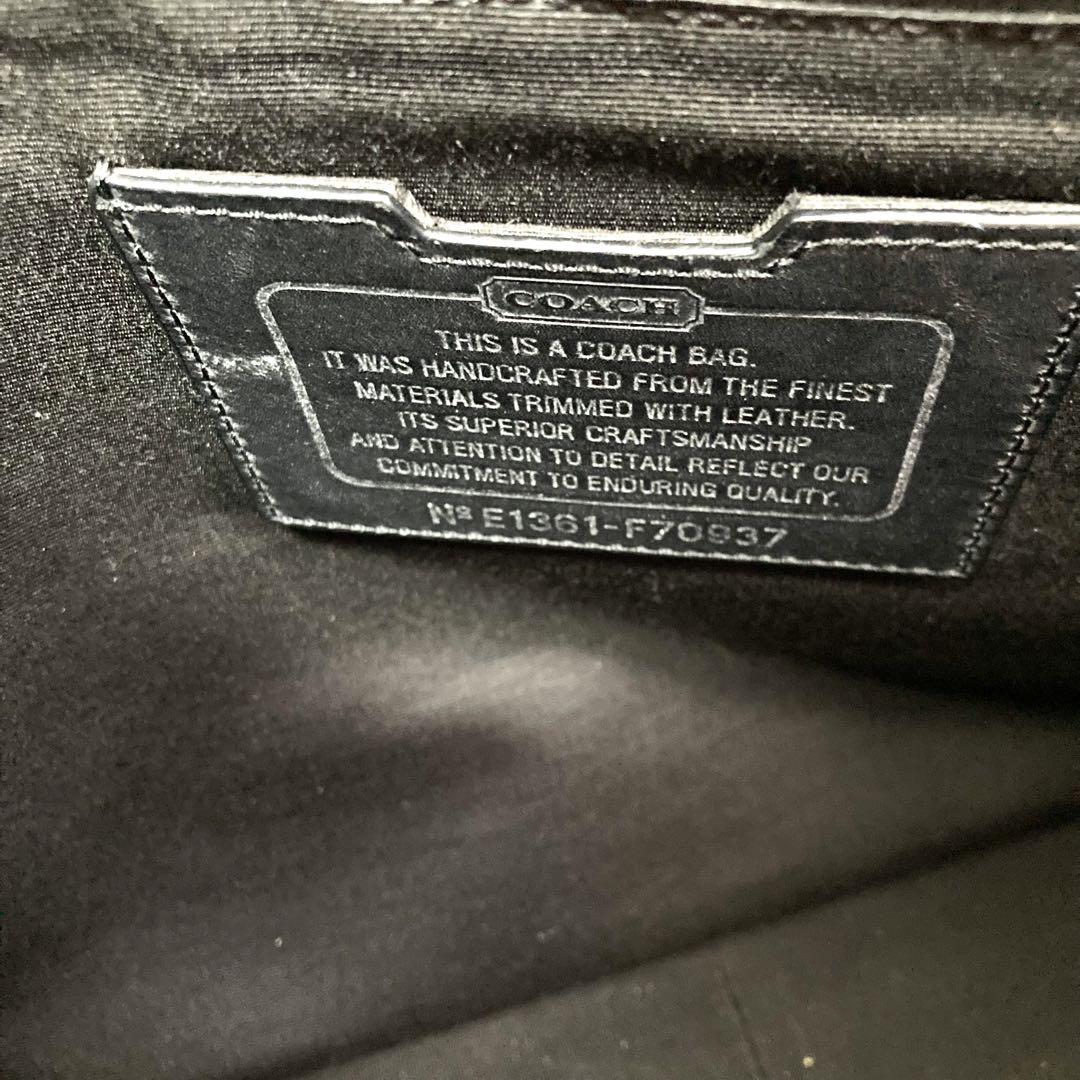 COACH コーチ　ビジネスバッグ　ブリーフケース　シグネチャー　F70937