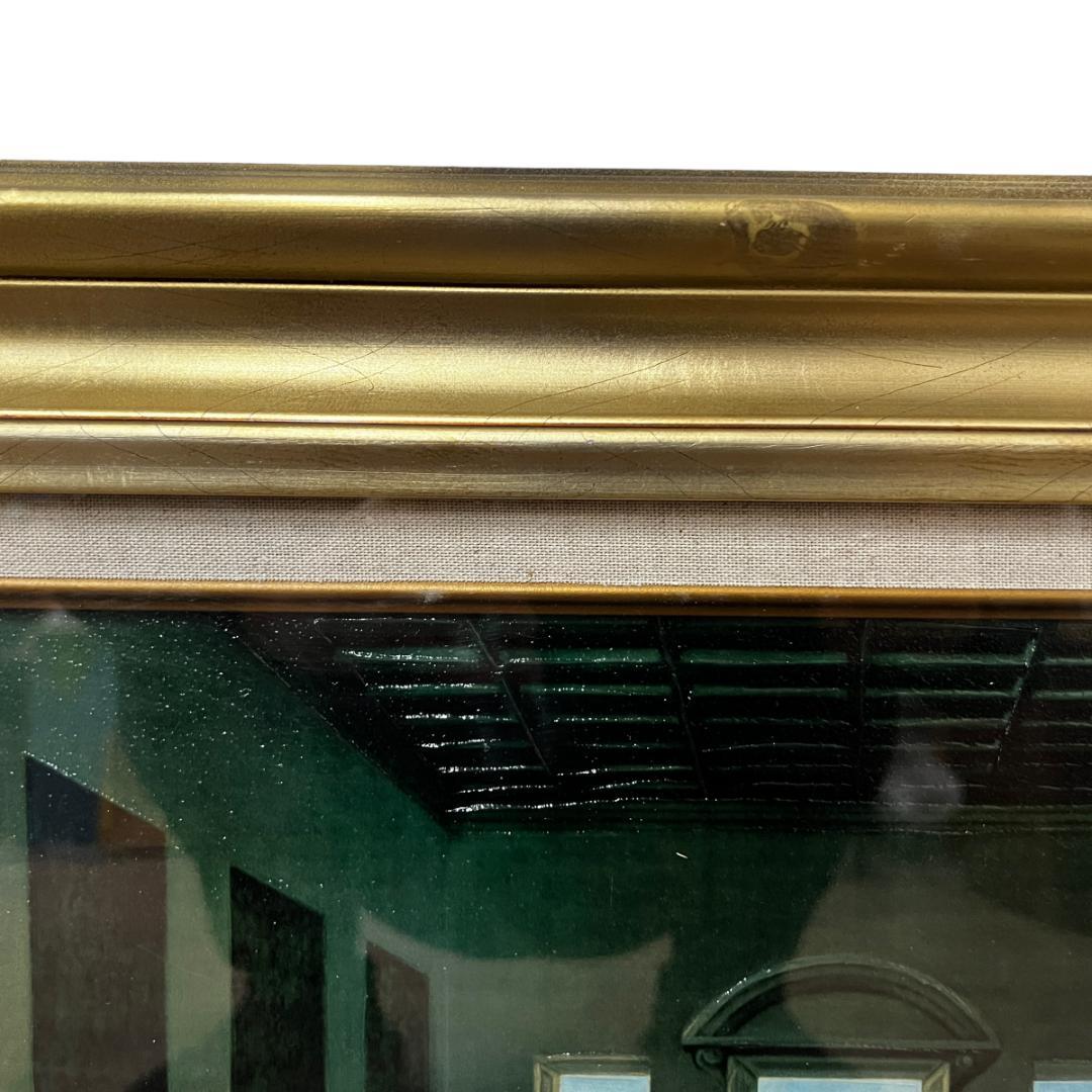 68㎝×43㎝『最後の晩餐』レオナルド・ダ・ヴィンチ立体複製名画 額装付　絵画