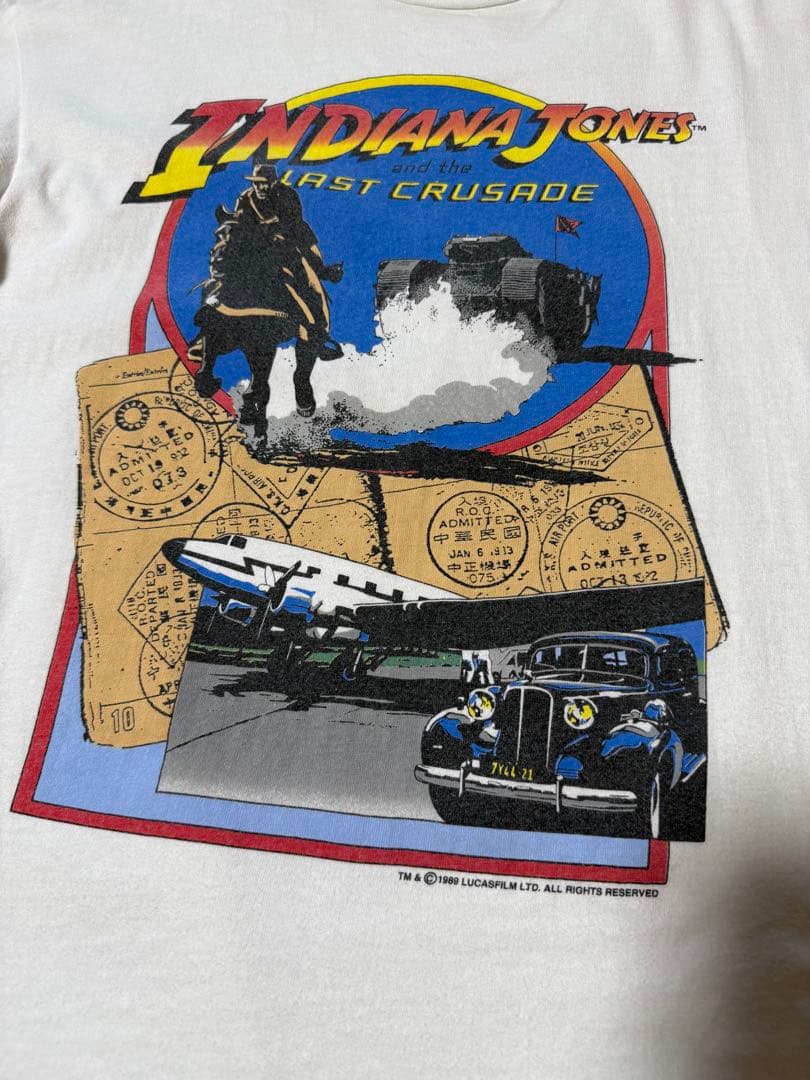 90sインディジョーンズ tシャツ 90sインディジョーンズ tシャツ