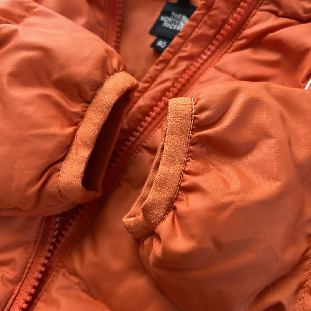 THE NORTH FACE ダウンコート 90 オレンジ