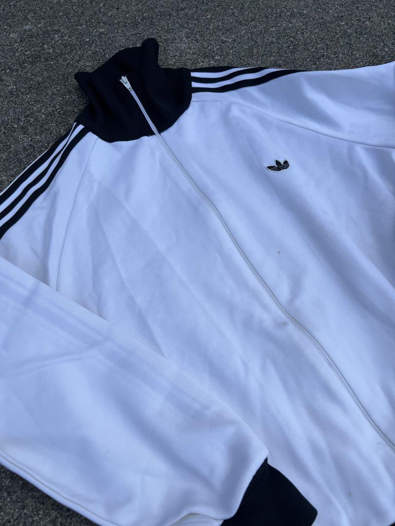 美品　80s白黒　5号　デサント製　トラックジャケット