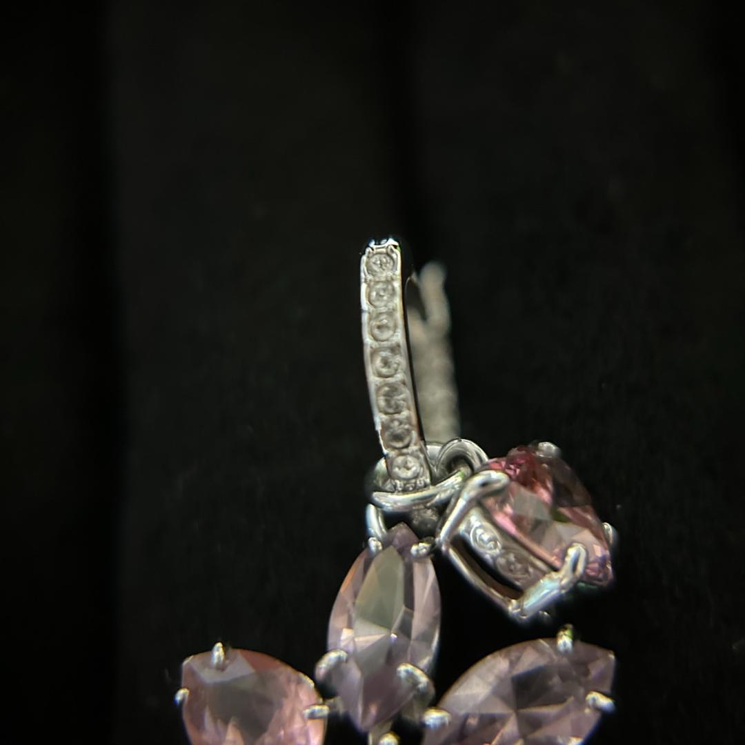【美品】Swarovski スワロフスキー ピアス Gema drop　0501