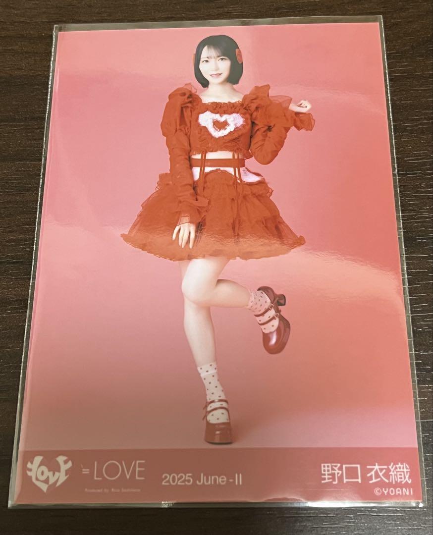 野口衣織 生写真 「とくべチュ、して」歌唱衣装② - メルカリ