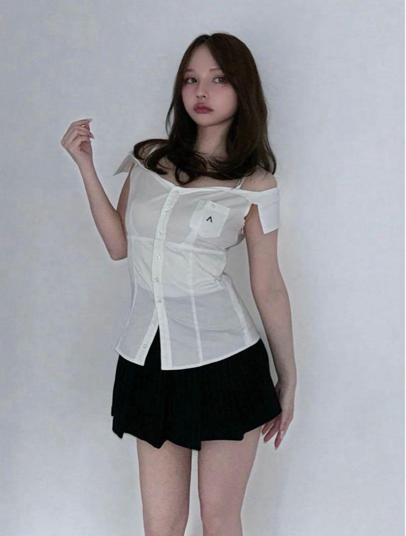 andmary Nina mini dress Gray - メルカリ