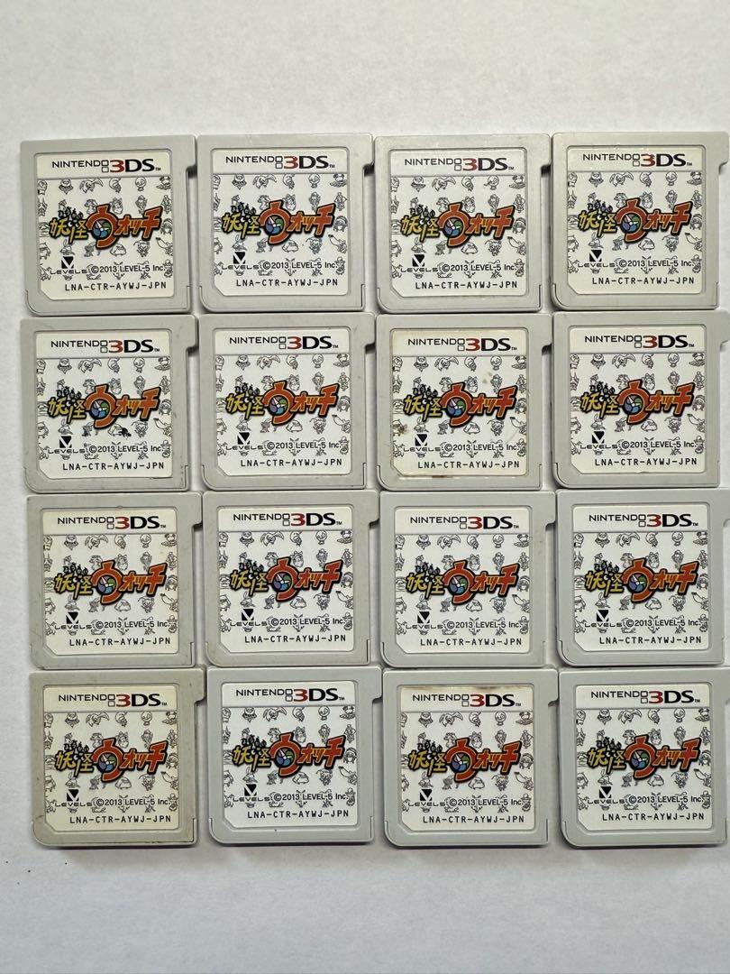 3DS 妖怪ウォッチ ソフトのみ16本セット 動作確認済 即購入可