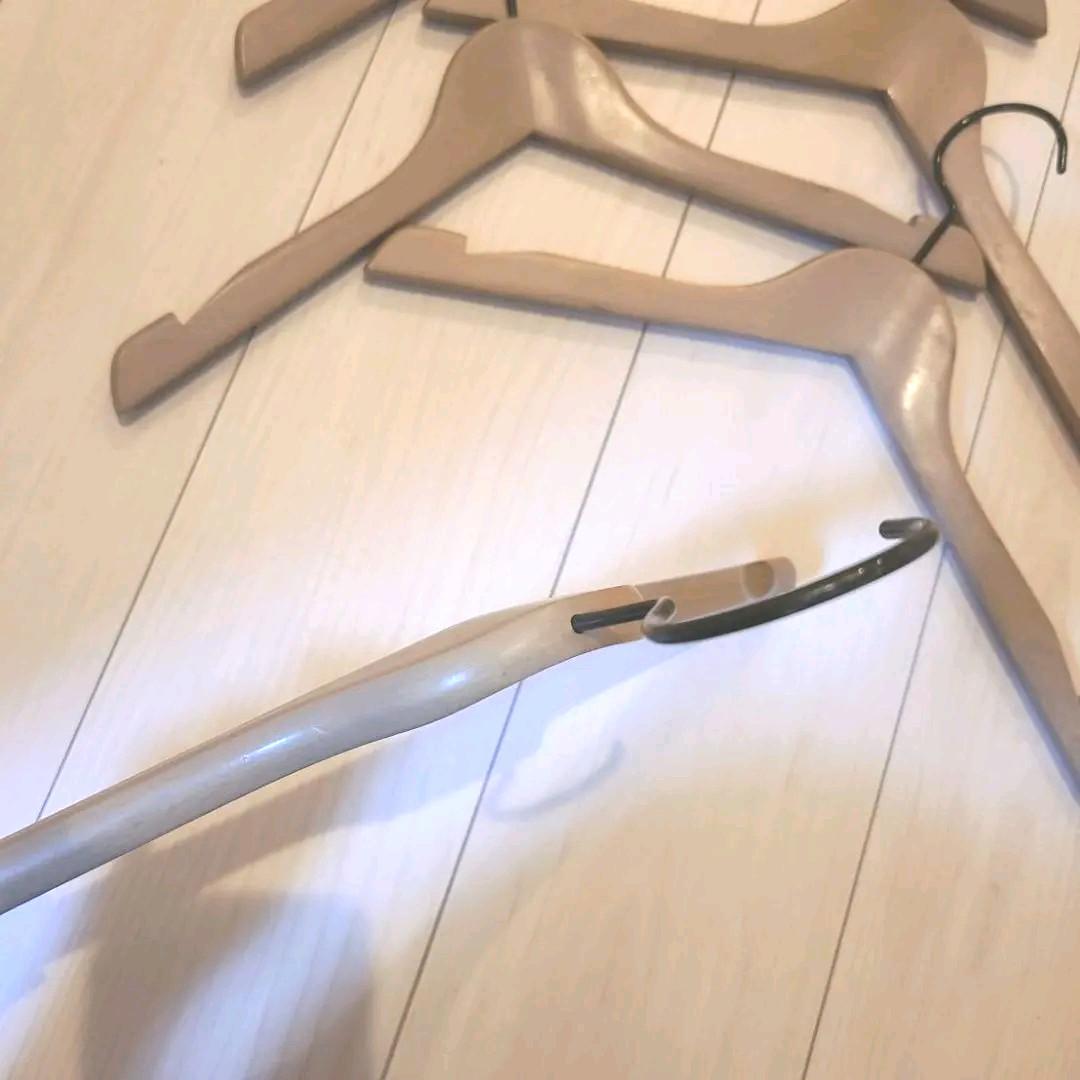 木製ハンガー 100本まとめて 木製ハンガー100本セットまとめ〈色味指定〉 木製ハンガー100本セット