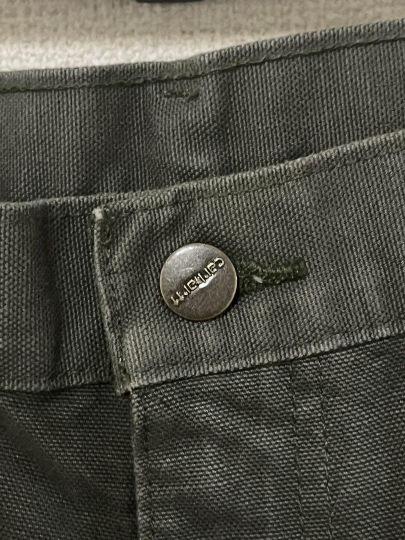 w36 l30 carhartt ダックパンツ カーキ色