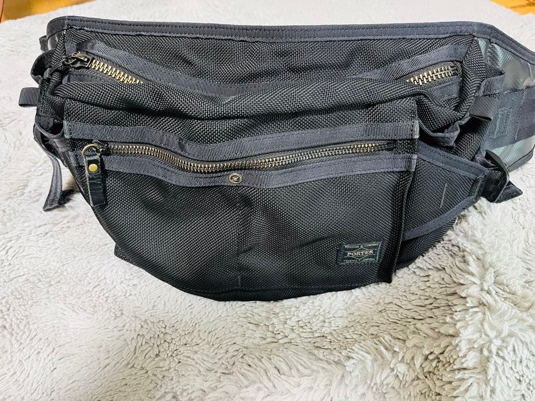 ポーター ヒート ウエストバッグ ブラック ポーター ヒート ウエストバッグ ブラック