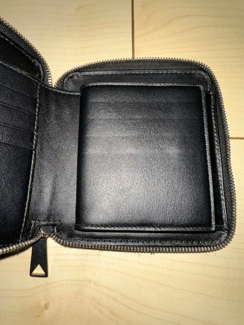 ボッテガヴェネタ コンパクトウォレット マキシイントレ22A/W ブラック ボッテガヴェネタ コンパクトウォレット マキシイントレ22A/W ブラック