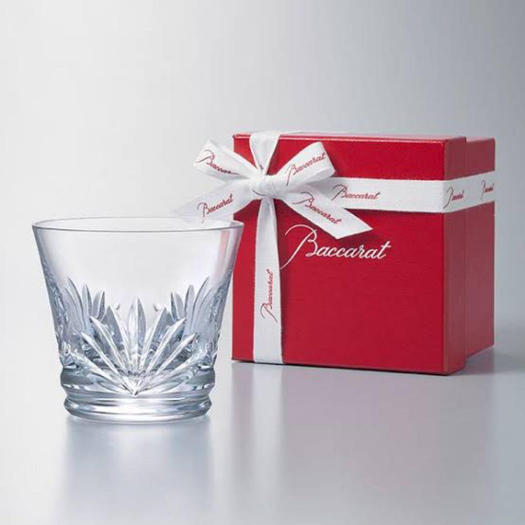 【新品未使用】Baccarat クリスタルロックグラス 2024刻印
