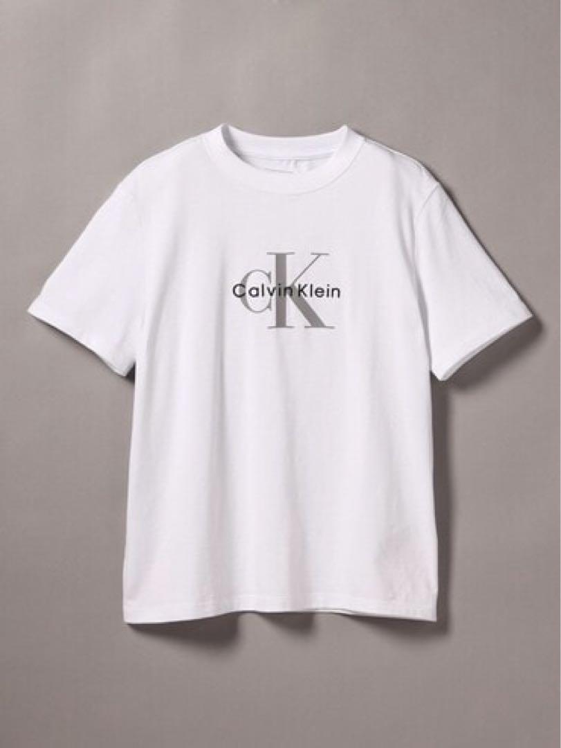 Calvin Klein ロゴ Tシャツ Mサイズ ホワイト