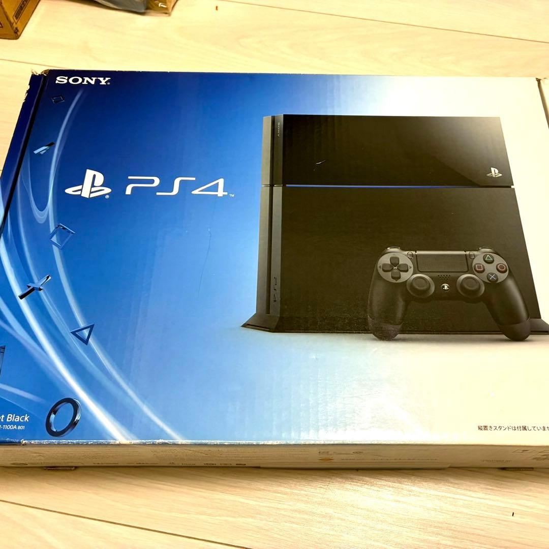 PS4本体セット500ギガ✦通電 済み✦使用感ありやや傷や汚れあり