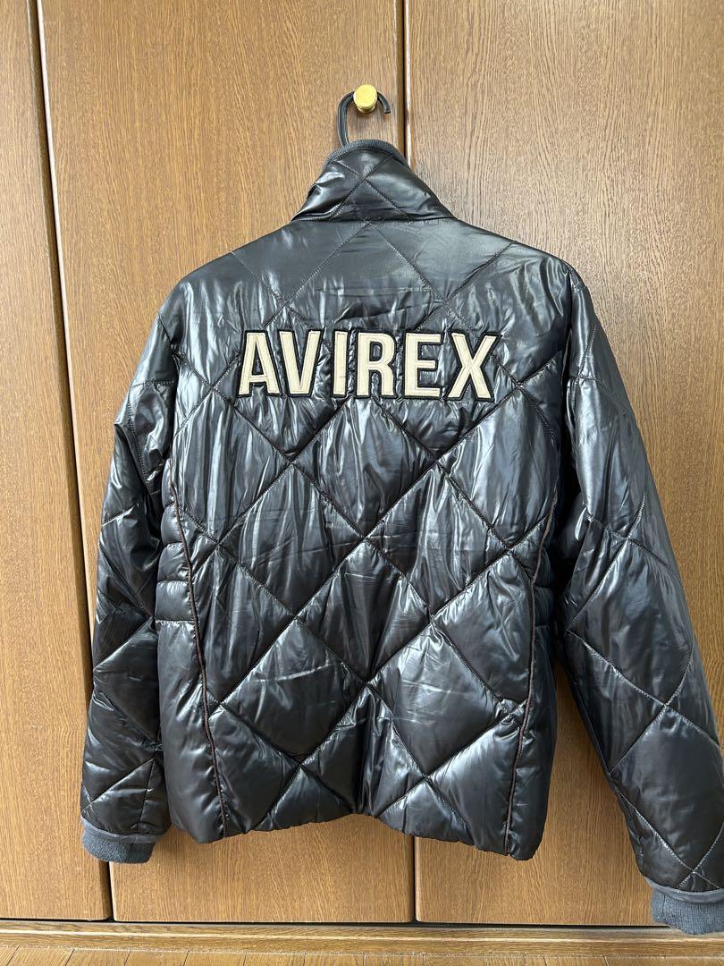 AVIREX USA空軍ロゴ 中綿コート (メンズ)