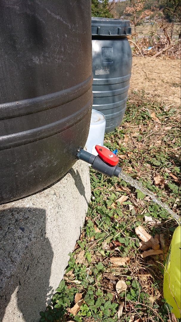 雨水タンク170Lコック付き み傷や汚れあり YUZUMIYA_COM