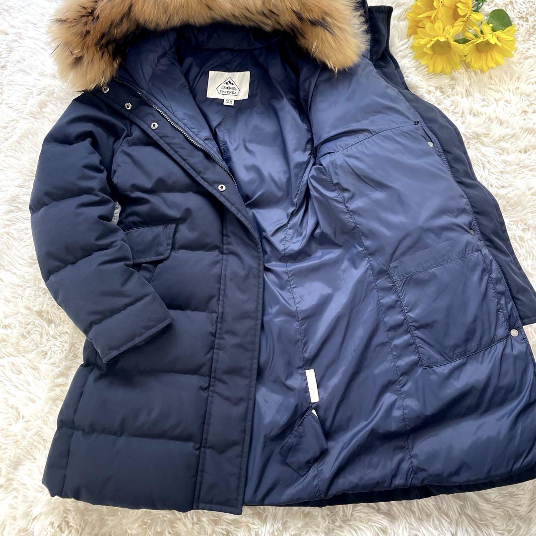 PYRENEX ピレネックス グルノーブルファー ダウンコート レディース