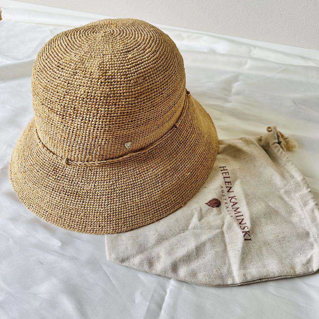 最終値下げ HELEN KAMINSKI 100%ラフィア 麦わら帽子 HELEN KAMINSKI 麦わら帽子 100% raffia - メルカリ