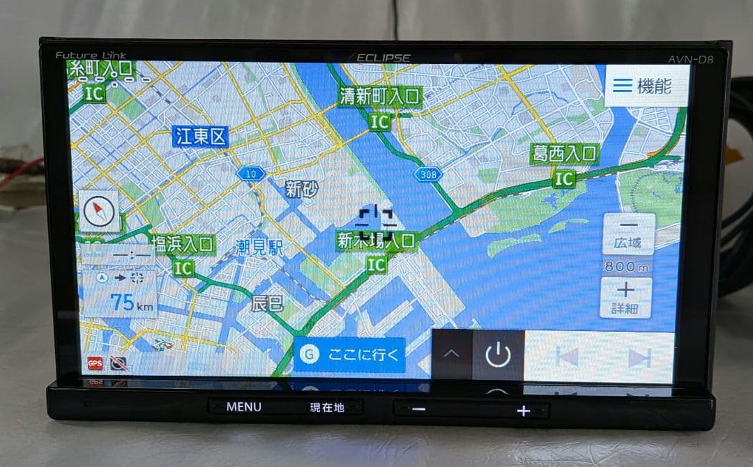 ECLIPSE AVN-D8 カーナビ ドラレコ搭載,動作確認済み