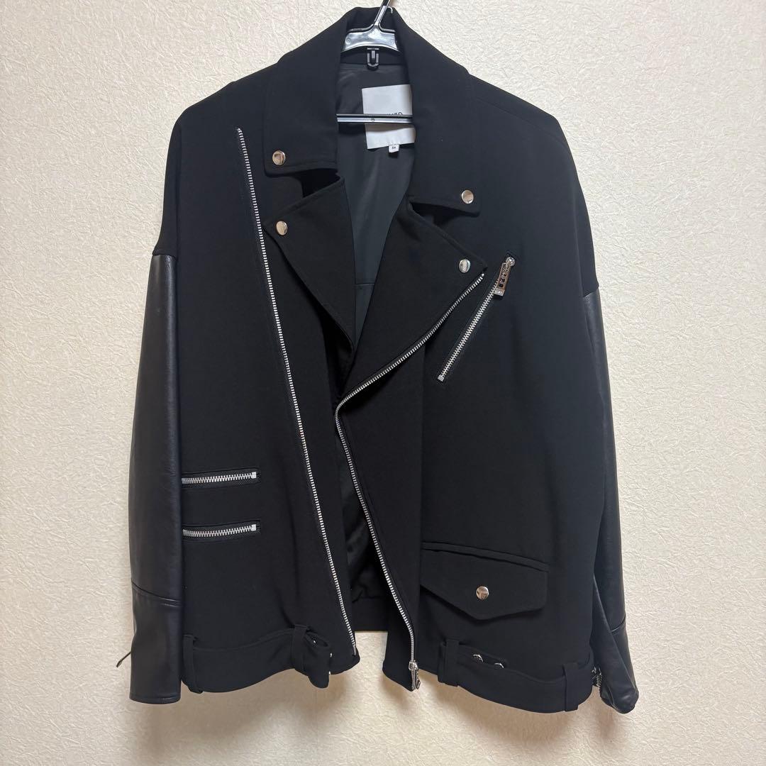 UN3D. COMBI BIG RIDERS ブラックジャケット UN3D. COMBI BIG RIDERS