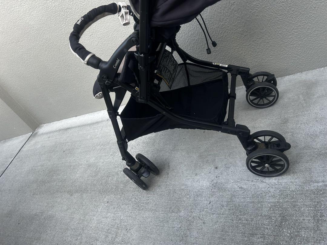 タイムセールベビーカー スゴカル 4キャス compact エッグショック