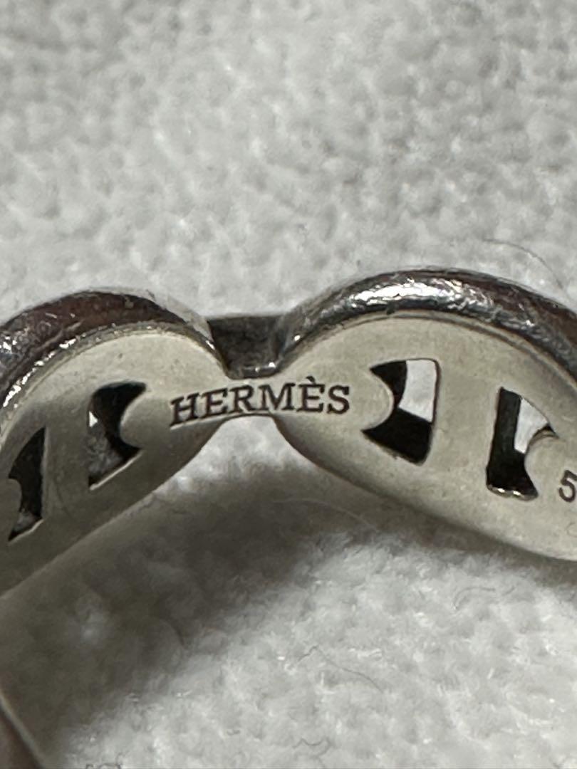 HERMÉS チェーンリング シルバー925