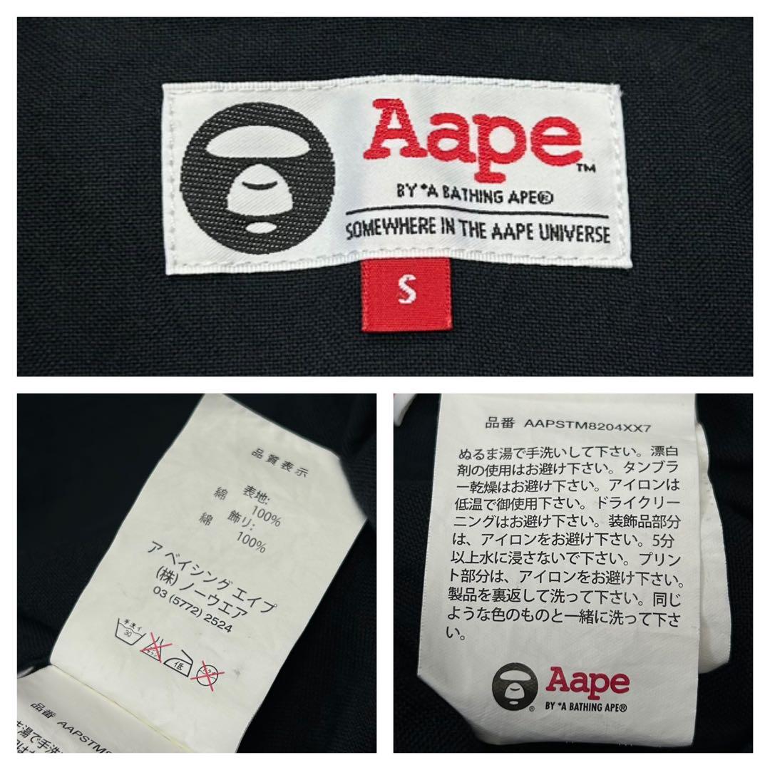 美品 A BATHING APE 長袖シャツ バイカラー系 A APE メンズS