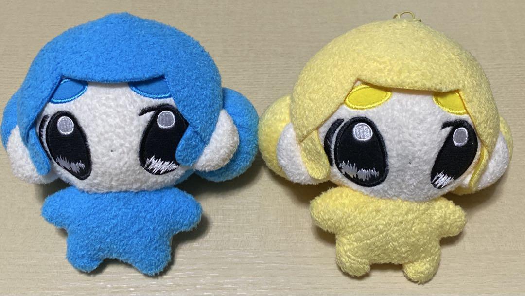 【超ポイントバック祭】 おもちエイリアン ファンファンぬいぐるみ 青 黄【2個セット その他