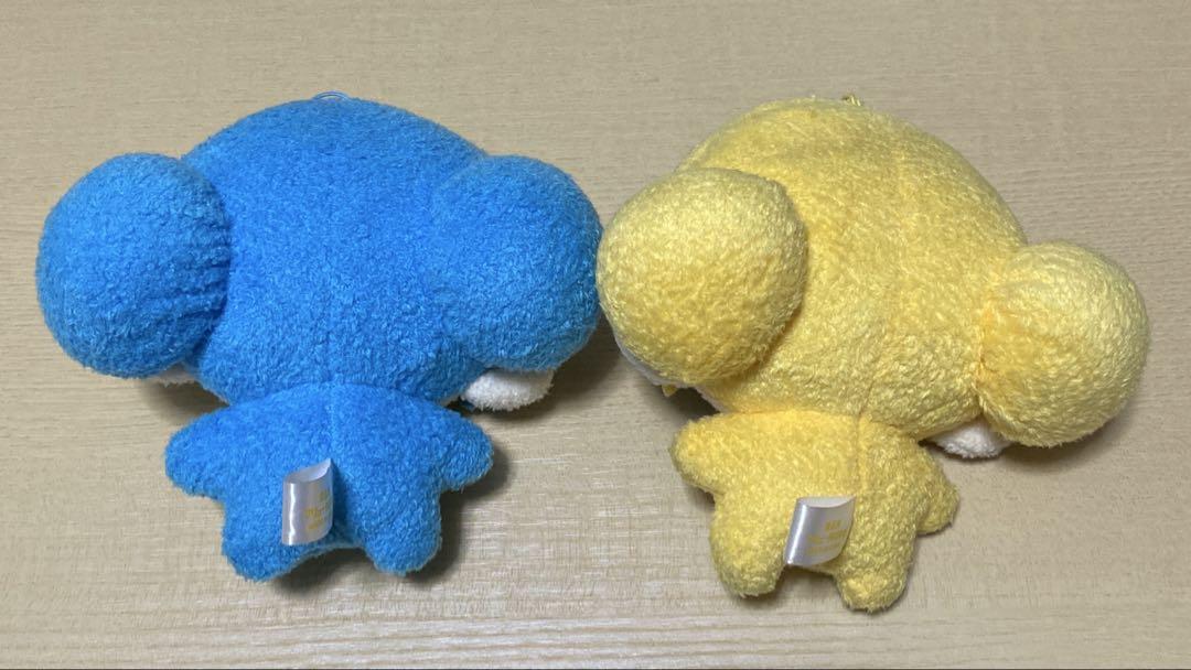 おもちエイリアン ファンファンぬいぐるみ 青 黄【2個セット