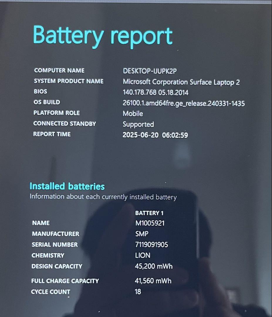 Windowsノート本体 F-9/Surface Laptop 2(1769)/SSD256/8GB