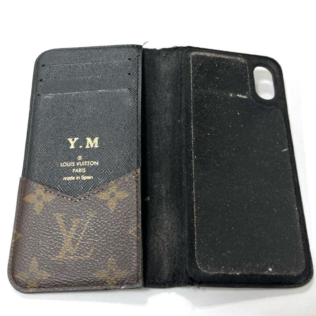 正規品】ルイヴィトン モノグラム iPhone X/Xs 手帳型カバー