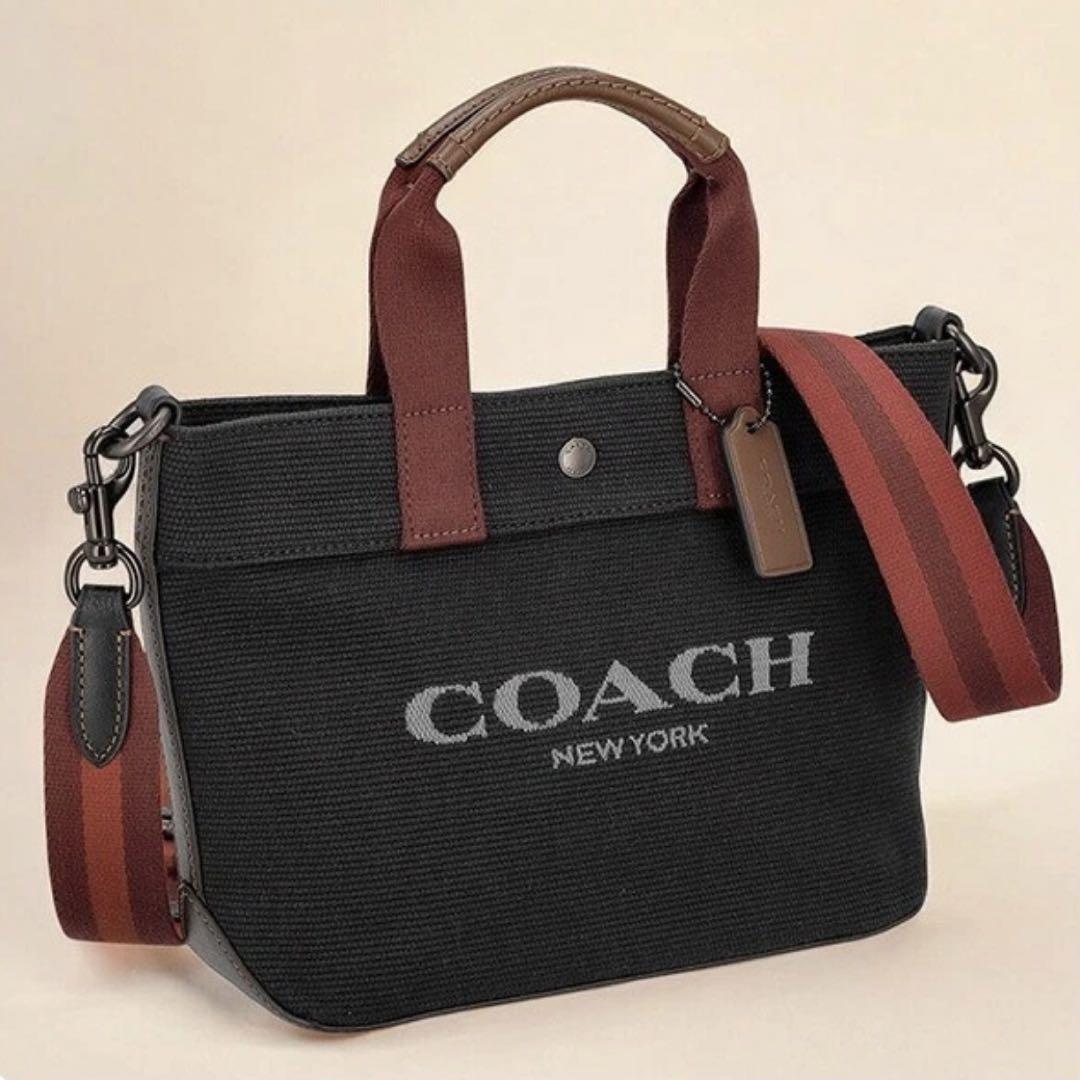 美品✨コーチ ショルダーバッグ レガシー キャンバス レザー ブラック COACH コーチ シグネチャー ブラック 黒 シルバー金具