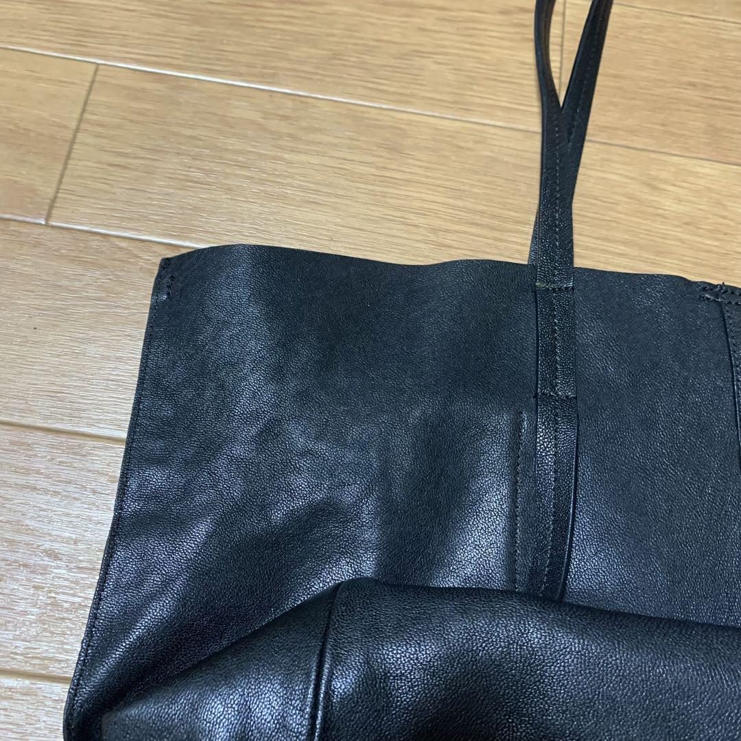atneK アトネック レザー トートバッグ 星 刺繍 大容量 肩掛け A4収納