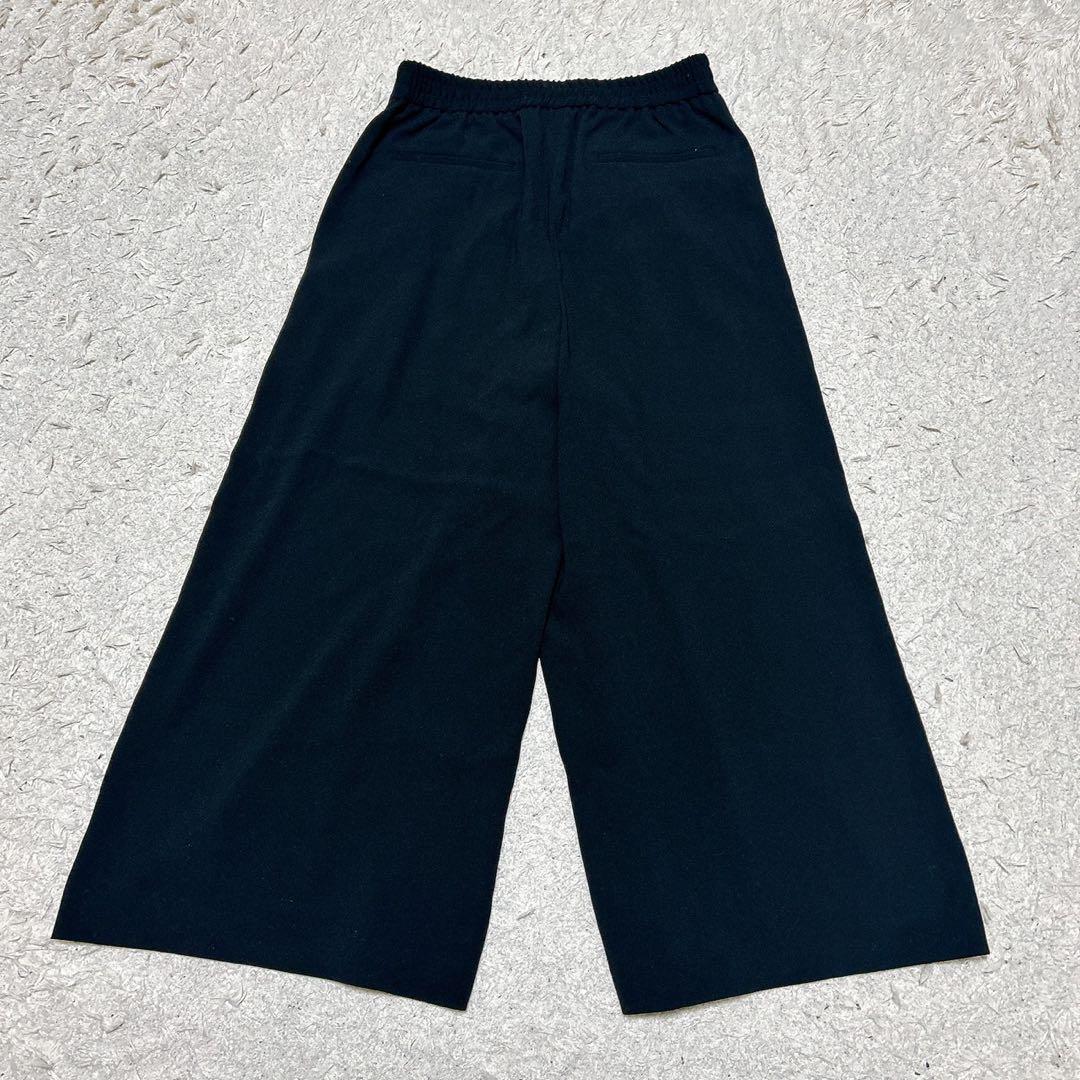 美品】セオリーリュクス タック テーパード パンツ ブラック 黒
